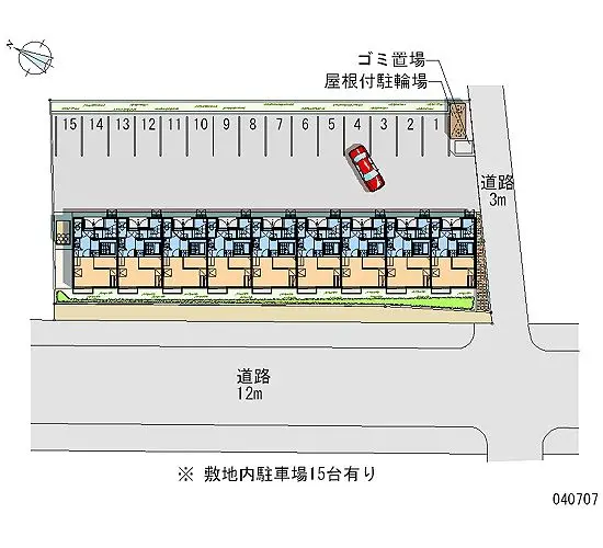 ★手数料０円★榛原郡吉田町住吉　月極駐車場（LP）